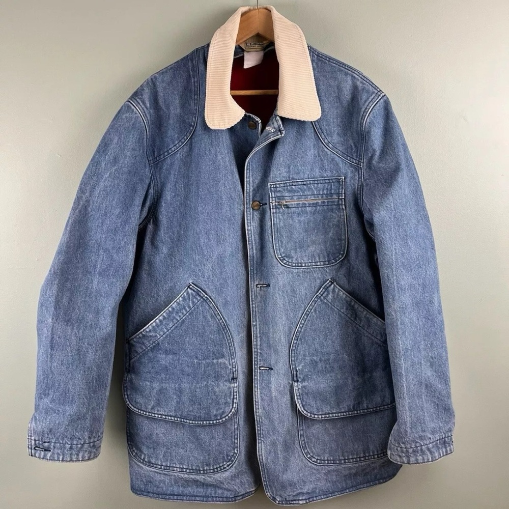 Vintage LL Bean denim Chore coat